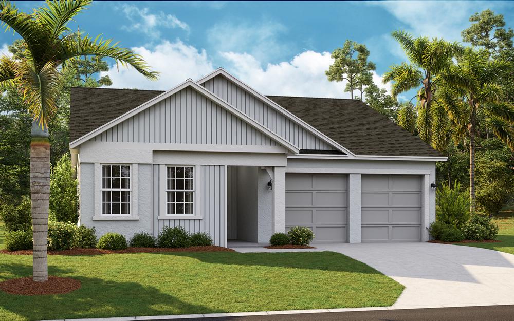 Asheville model floorplan. 2,069sf New Home in Orlando, FL