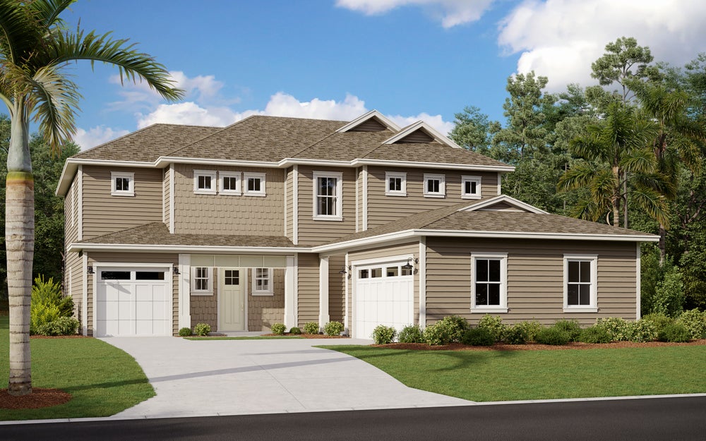 Aster Model Floorplan. Aster Home with 4 Bedrooms