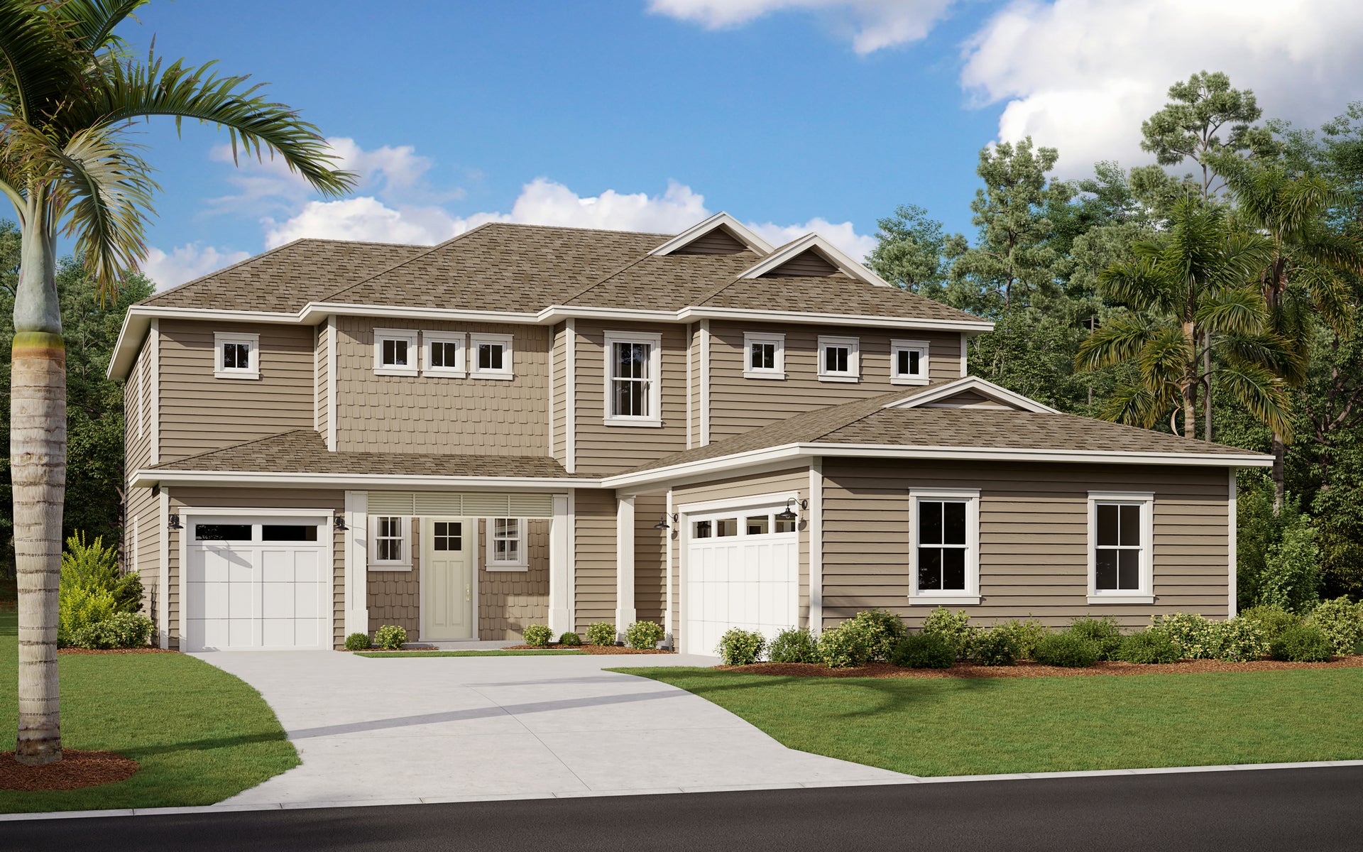 Aster Model Floorplan. Aster Home with 4 Bedrooms