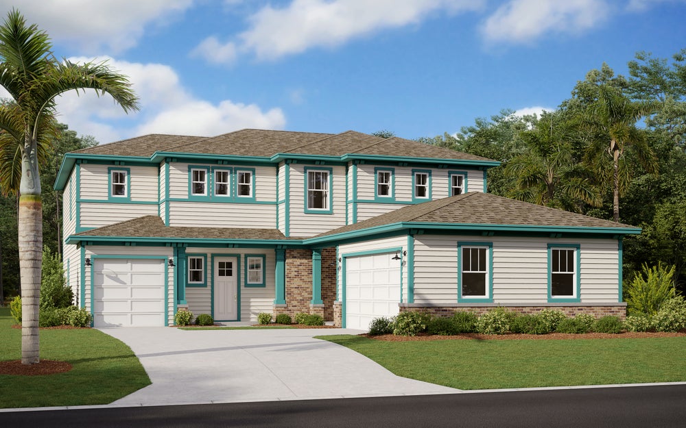 Aster Model Floorplan. 4br New Home in St. Cloud, FL