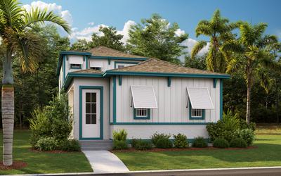 Brewer Floorplan Model. 4br New Home in Orlando, FL