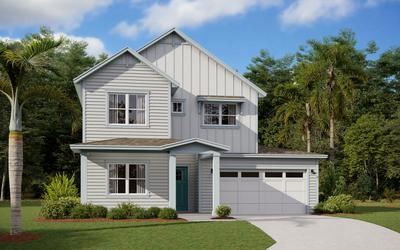 Clover Model Floorplan. 4br New Home in St. Cloud, FL
