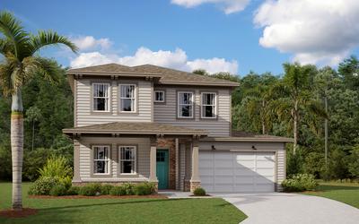 Clover Model Floorplan. New Home in St. Cloud, FL