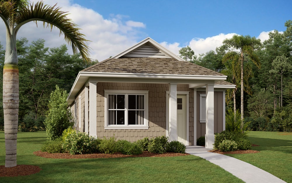 Hawthorne Model Floorplan. 3br New Home in St. Cloud, FL