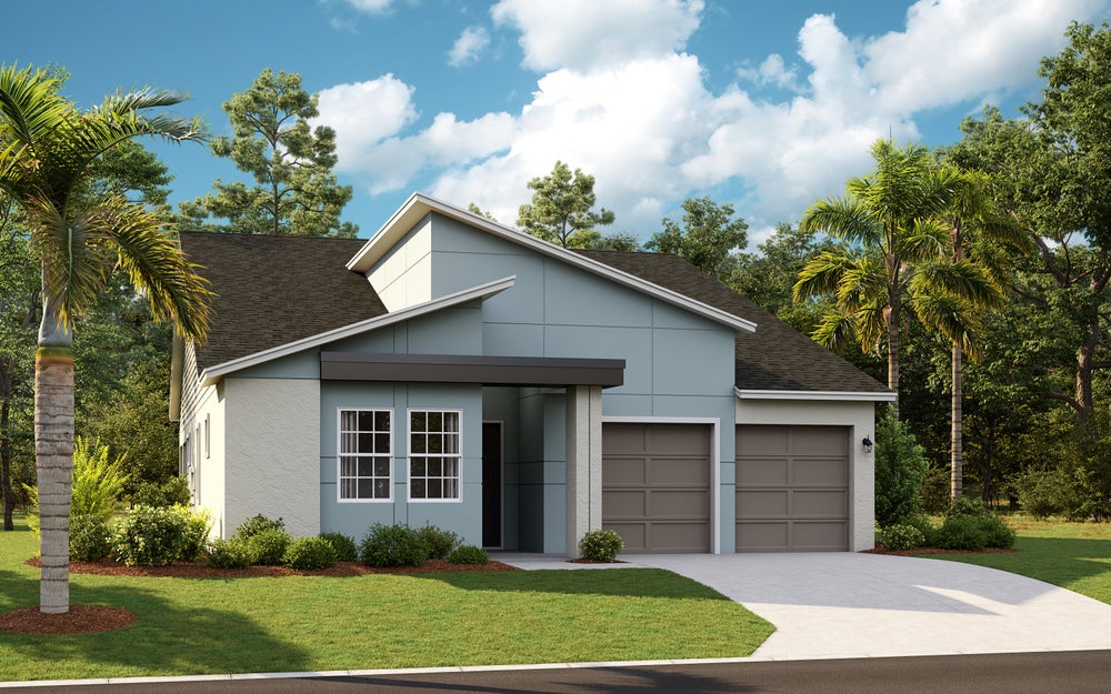Charleston Model Floorplan. 2,085sf New Home in Orlando, FL