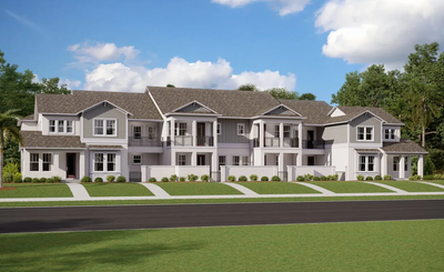 Harper Model Floorplan. 1,650sf New Home in Lake Nona, FL